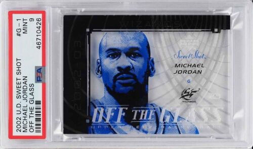 2002-03 Upper Deck Sweet Shot Michael Jordan Off the Glass #G-1 card image