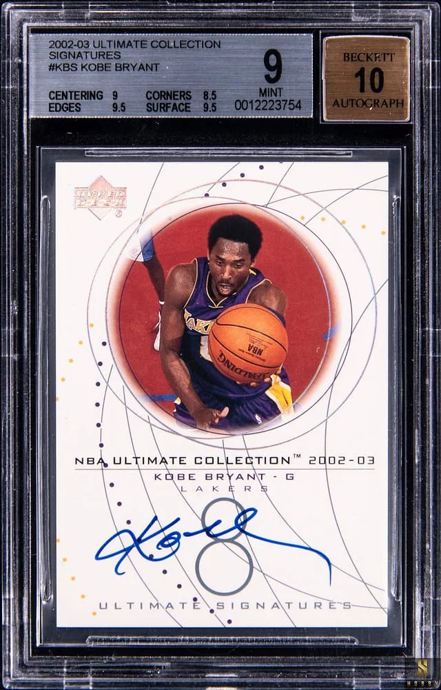 2002-03 Upper Deck Ultimate Collection Kobe Bryant Signatures #KB-S card image