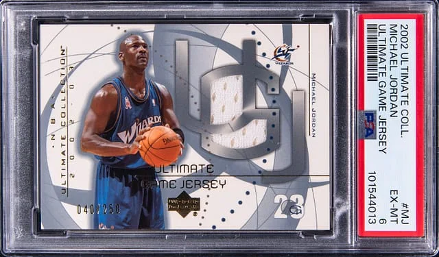 2002-03 Upper Deck Ultimate Collection Michael Jordan Game-Used Ultimate Game Jersey #MJ card image