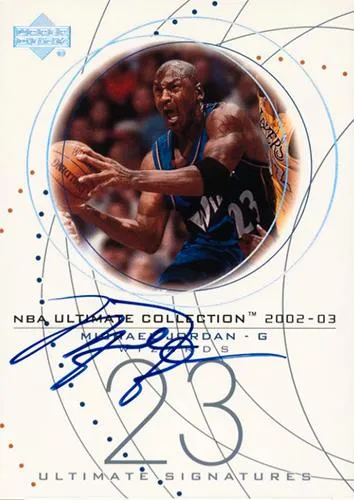 2002-03 Upper Deck Ultimate Collection Michael Jordan Signatures #MJ-S card image