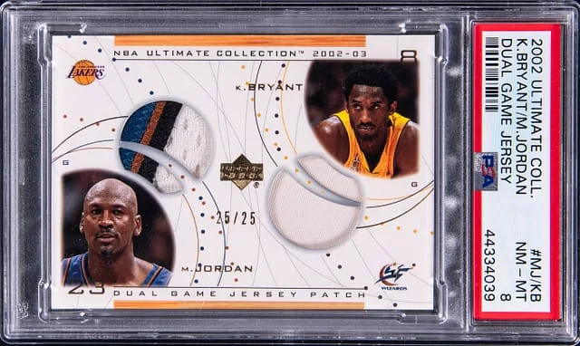 2002-03 Upper Deck Ultimate Collection Michael Jordan/Kobe Bryant Game-Used Dual Game Jersey #MJ/KB card image