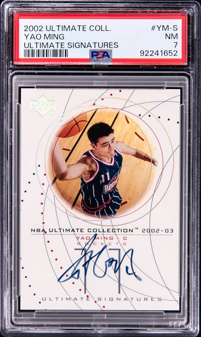 2002-03 Upper Deck Ultimate Collection Yao Ming Ultimate Signature #YM-S card image