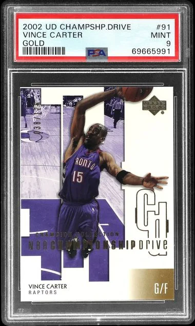 2002-03 Upper Deck Vince Carter Championship Drive Gold #91 card image