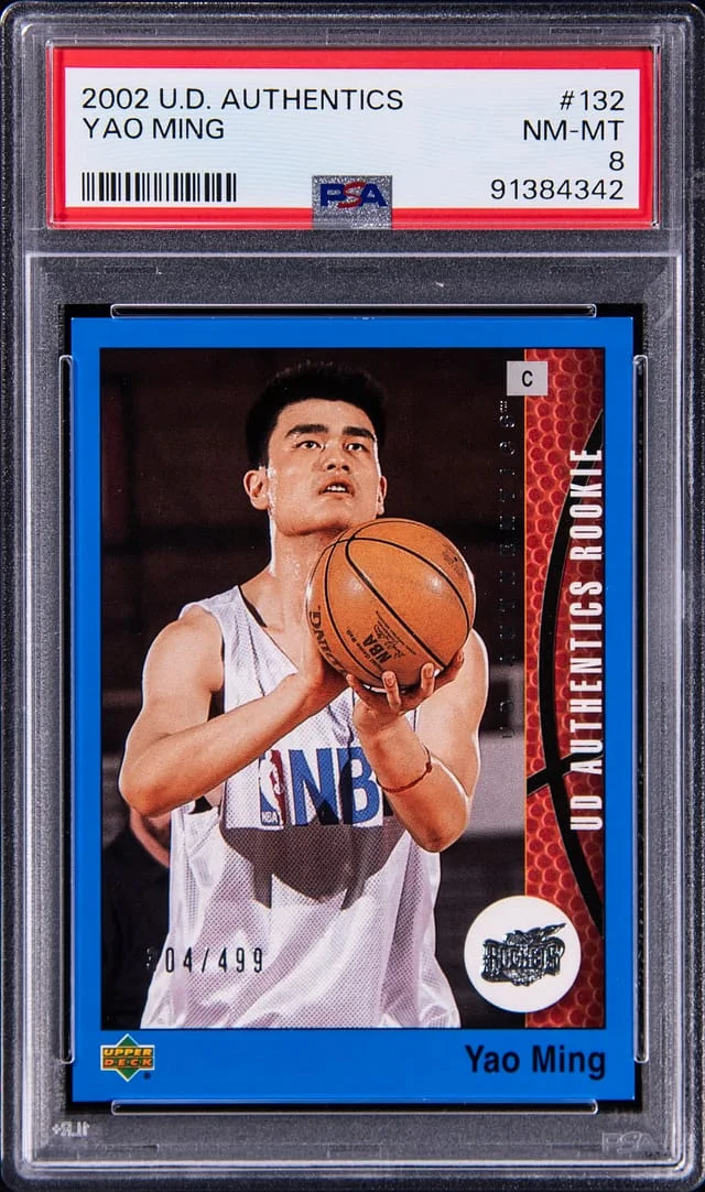 2002-03 Upper Deck Yao Ming Authentics #132 card image