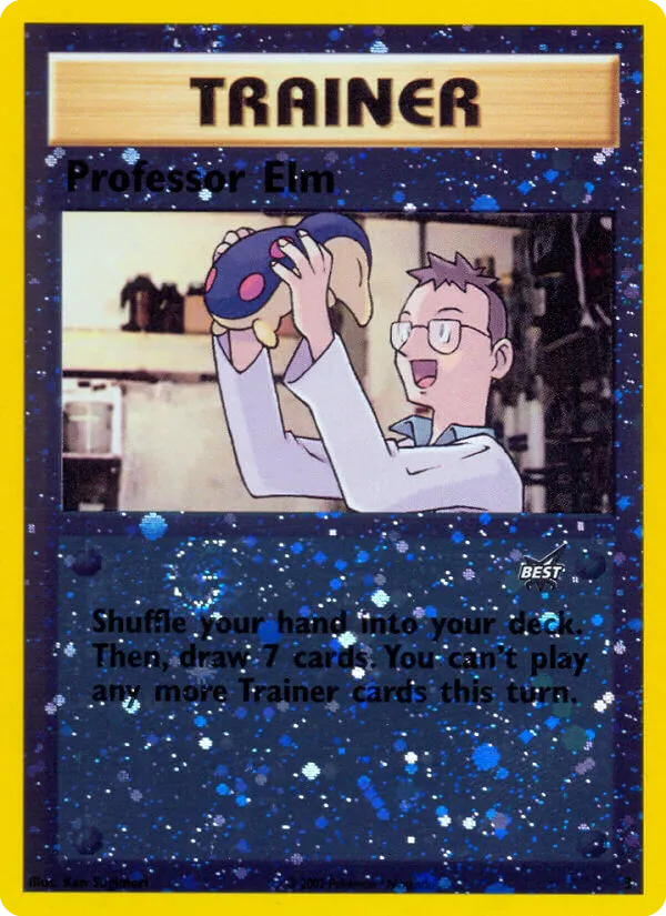 2002 Best of Game Professor Elm Promo #3/9 Promo card image