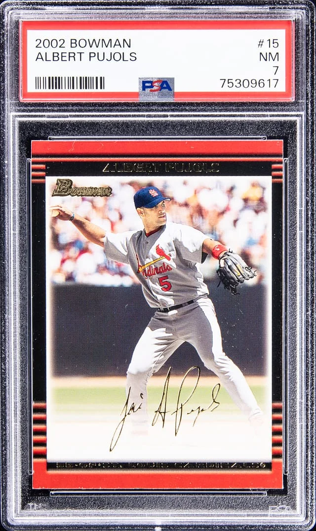 2002 Bowman Albert Pujols #15 card image