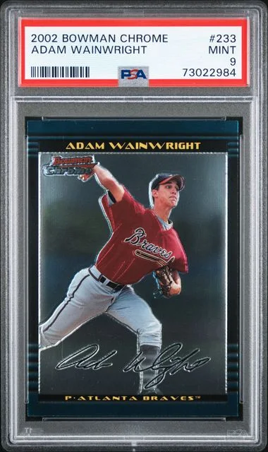 2002 Bowman Chrome Adam Wainwright #233 card image