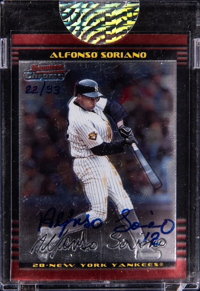 2002 Bowman Chrome Alfonso Soriano #33 card image
