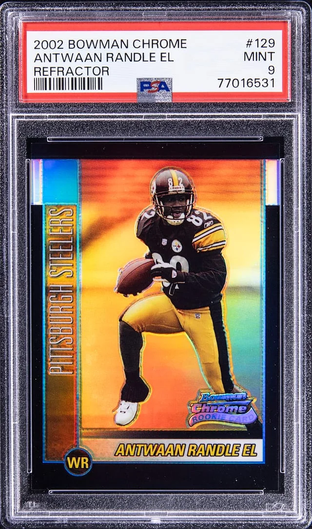 2002 Bowman Chrome Antwaan Randle El Refractor #129 card image