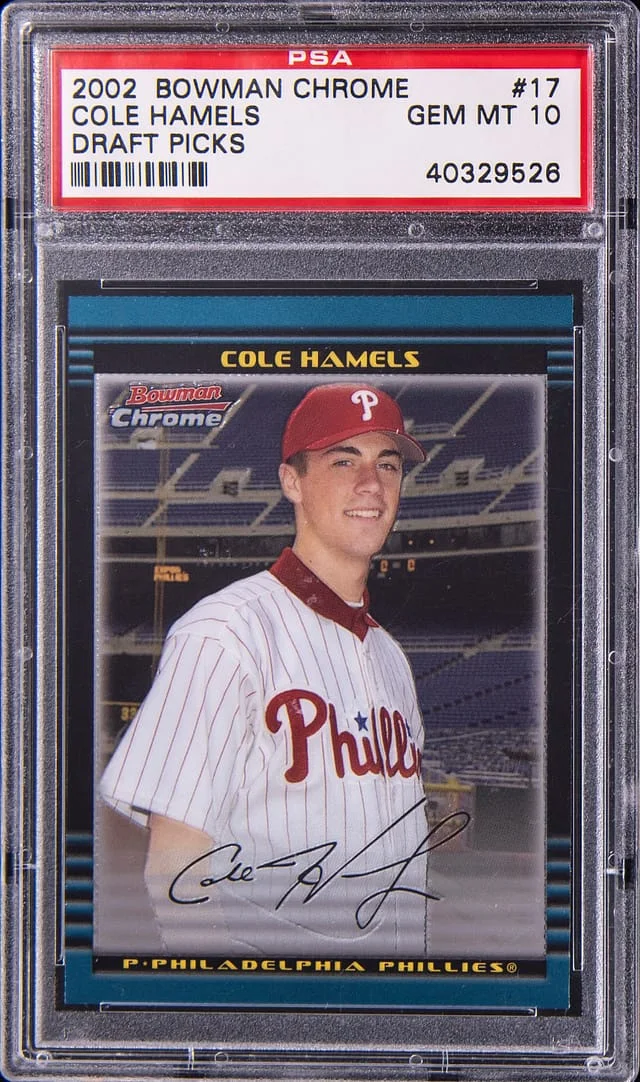 2002 Bowman Chrome Draft Cole Hamels Picks #BDP17 card image