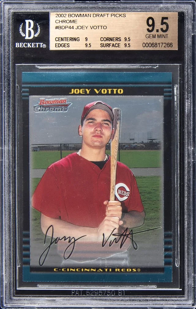 2002 Bowman Chrome Draft Joey Votto Picks #BDP card image