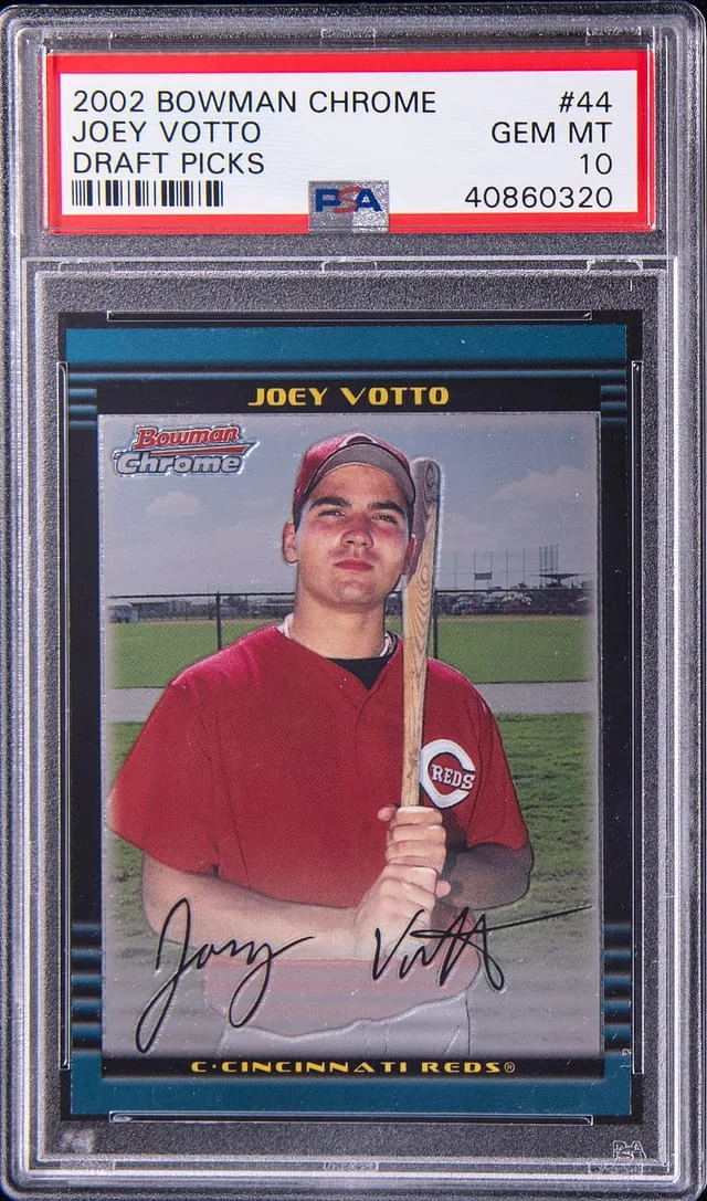 2002 Bowman Chrome Draft Joey Votto Picks #BDP44 card image