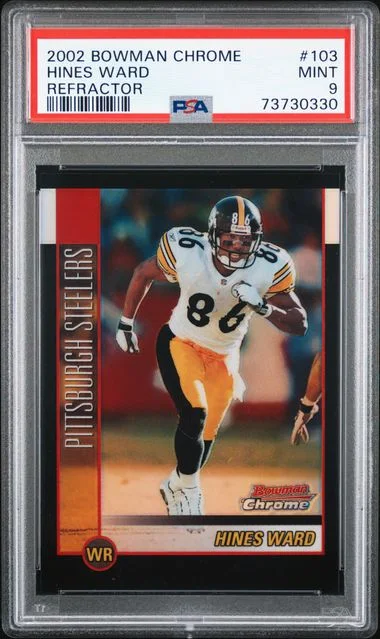 2002 Bowman Chrome Hines Ward Refractor #103 card image