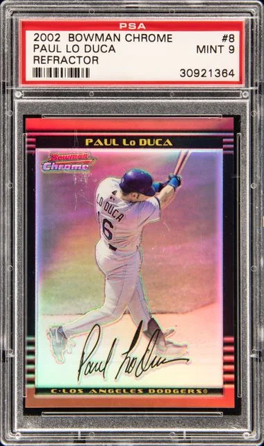 2002 Bowman Chrome Paul Lo Duca Refractor #8 card image