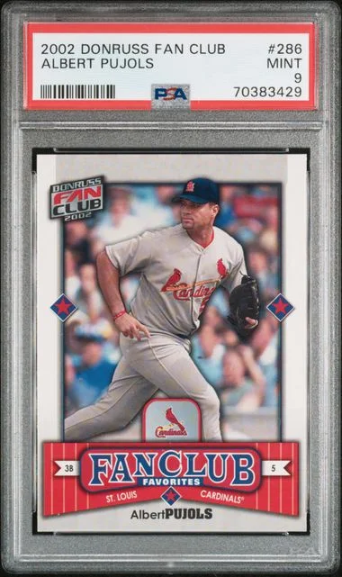 2002 Donruss Albert Pujols Fan Club #286 card image