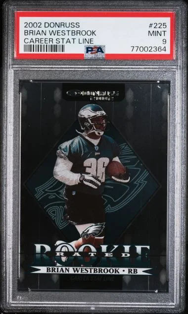 2002 Donruss Brian Westbrook #225 card image