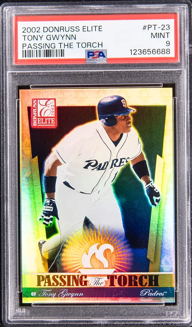 2002 Donruss Elite Tony Gwynn Passing the Torch #PT-23 card image