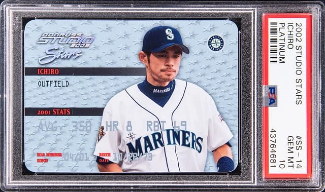 2002 Donruss Ichiro Studio Stars Platinum #SS-14 card image