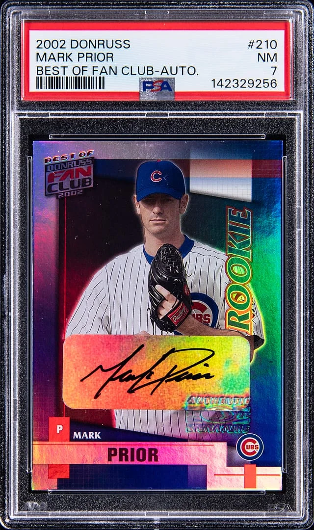 2002 Donruss Mark Prior Best Fan Club #210 card image