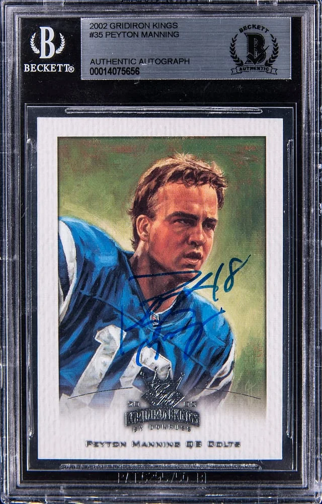 2002 Donruss Peyton Manning Gridiron Kings #35 card image