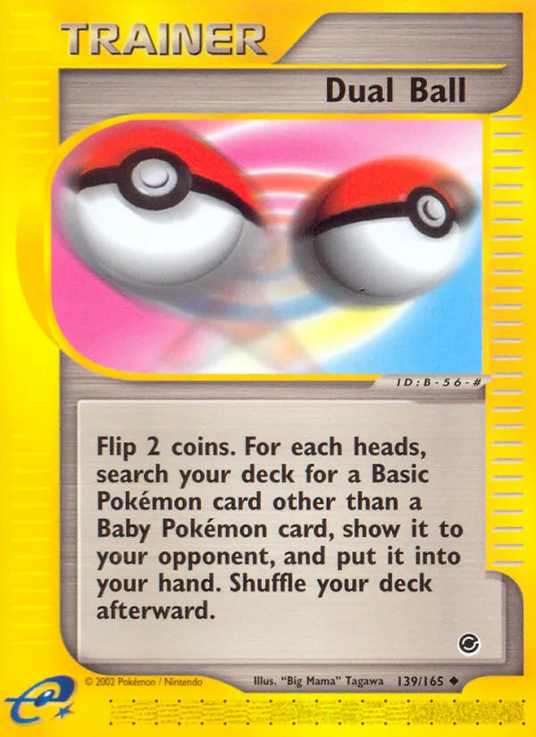 2002 Expedition Base Set Dual Ball Uncommon #139/165 Uncommon card image