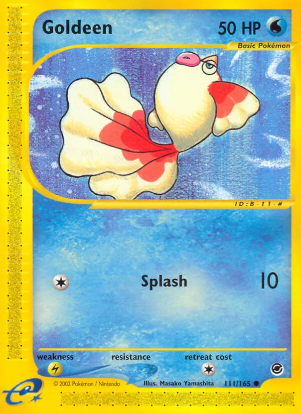 2002 Expedition Base Set Goldeen #111/165 Common card image