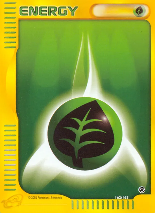 2002 Expedition Base Set Grass Energy Common #162/165 Common card image