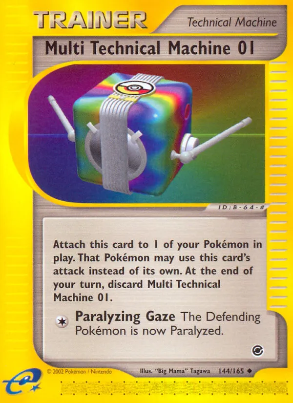 2002 Expedition Base Set Multi Technical Machine 01 Uncommon #144/165 Uncommon card image