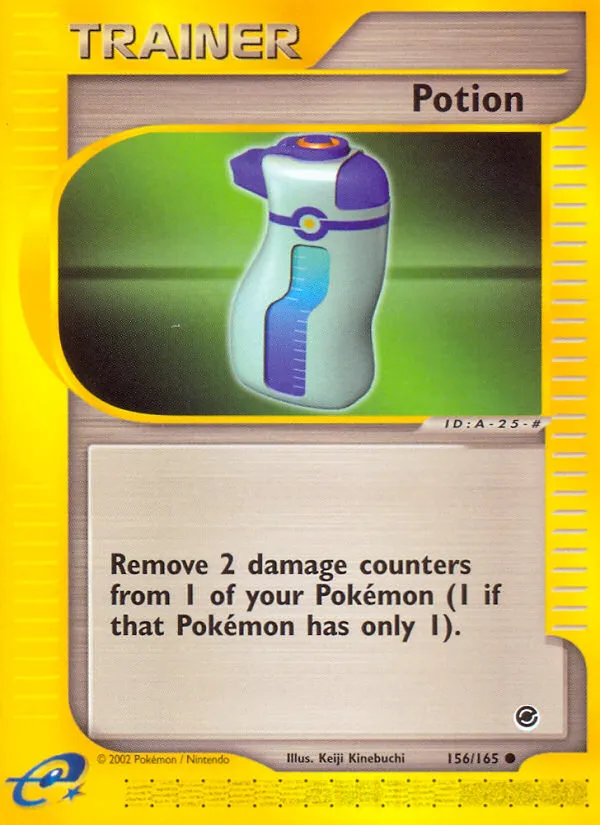 2002 Expedition Base Set Potion Common #156/165 Common card image