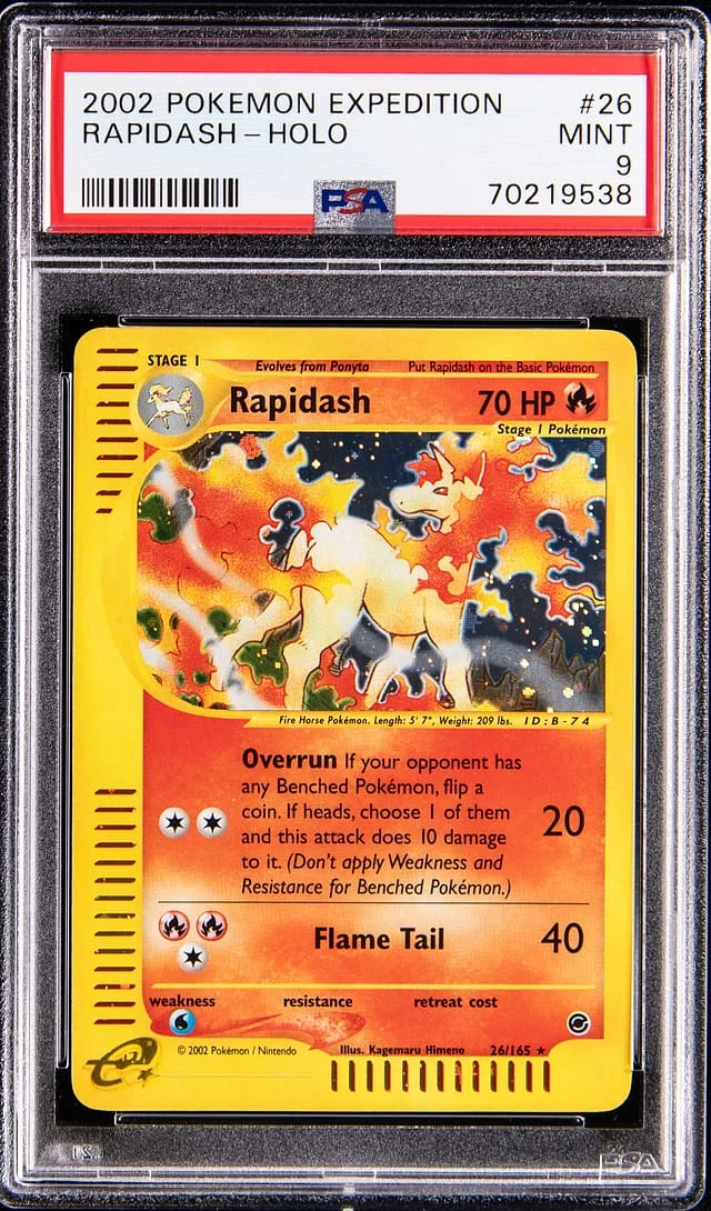 2002 Expedition Base Set Raphidash Holo #26 card image