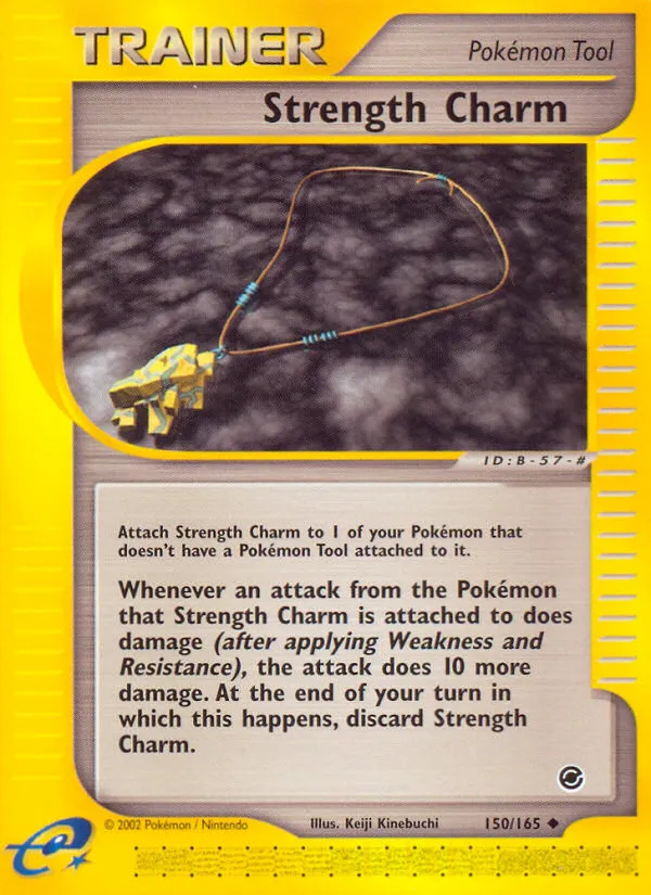 2002 Expedition Base Set Strength Charm Uncommon #150/165 Uncommon card image