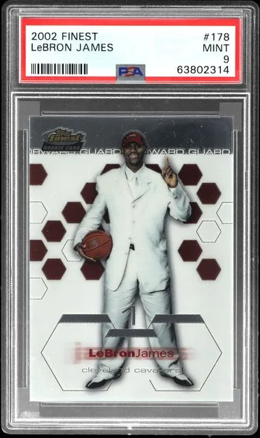 2002 Finest LeBron James #178 card image