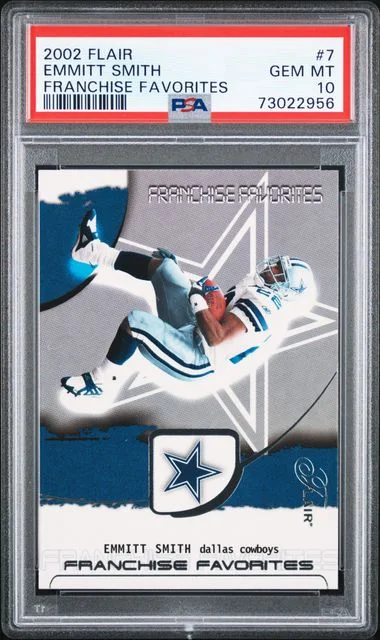 2002 Flair Emmitt Smith Franchise Favorites #7 card image