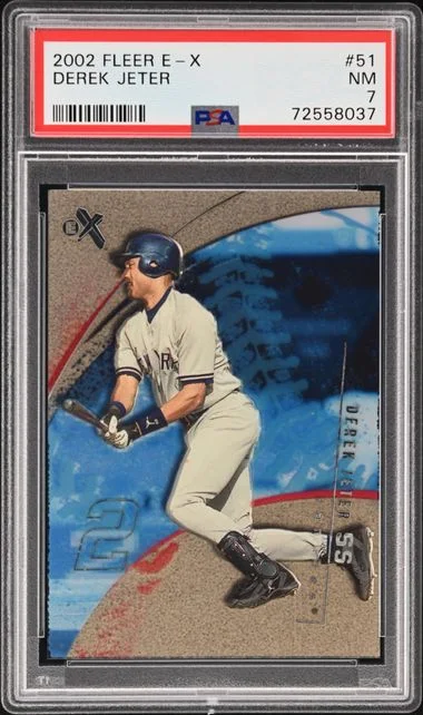 2002 Fleer E-X Derek Jeter #51 card image