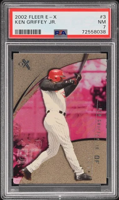 2002 Fleer E-X Ken Griffey Jr. #3 card image