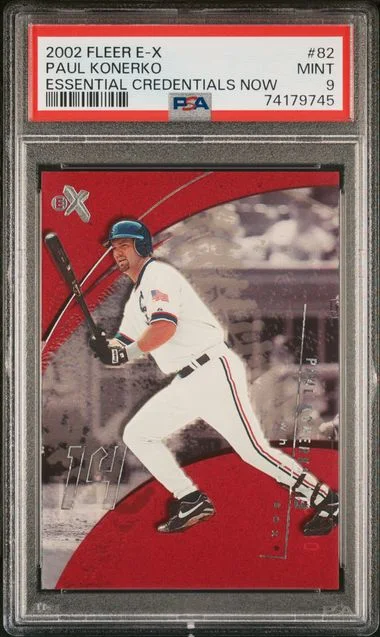 2002 Fleer E-X Paul Konerko Essential Credentials Now #82 card image