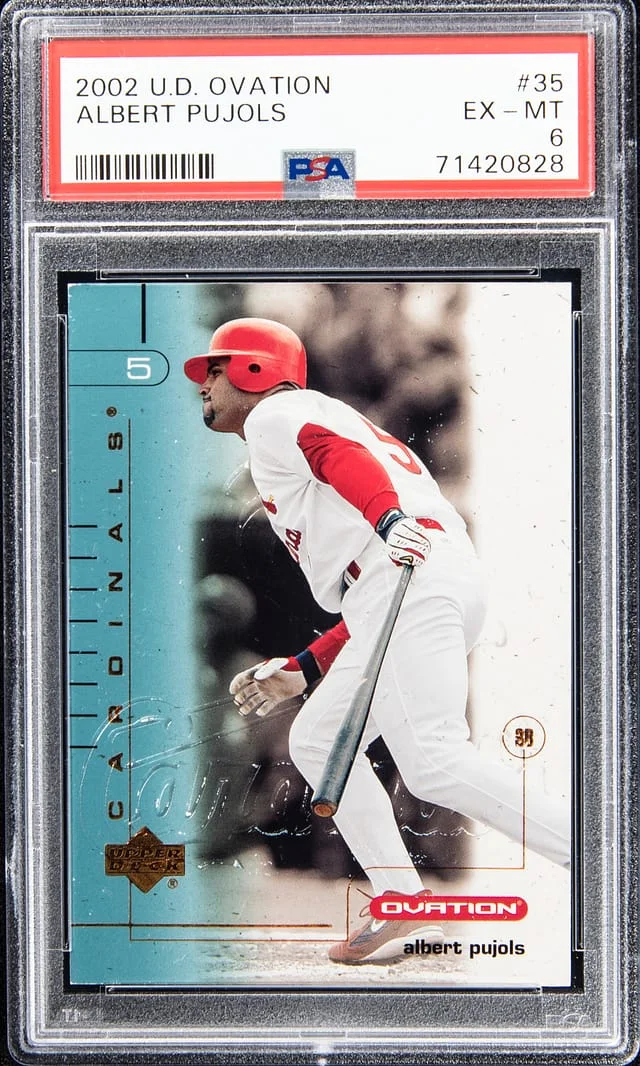 2002 Fleer Focus Albert Pujols JE #35 card image