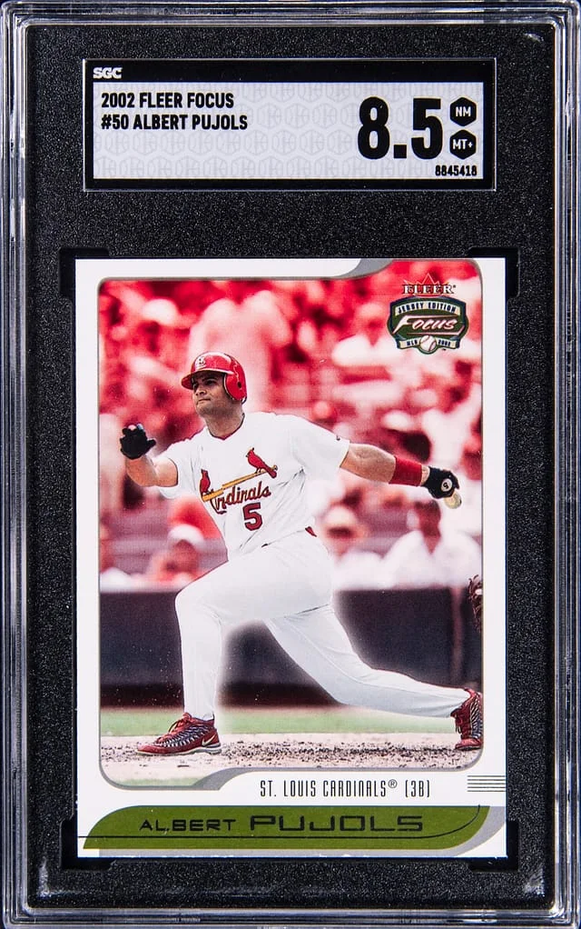 2002 Fleer Focus Albert Pujols #50 card image