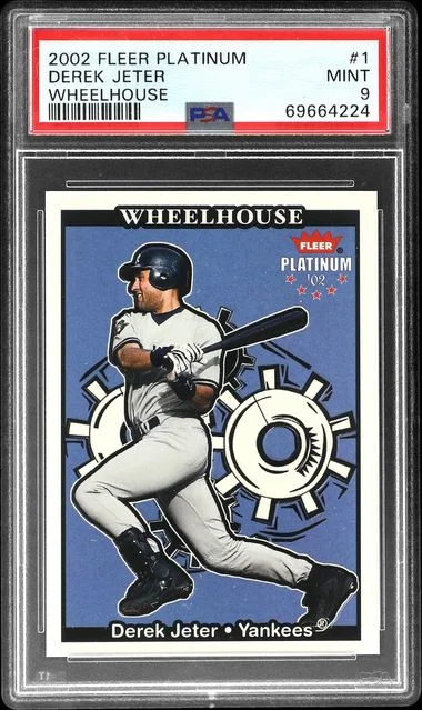 2002 Fleer Platinum Derek Jeter Wheelhouse #1 card image