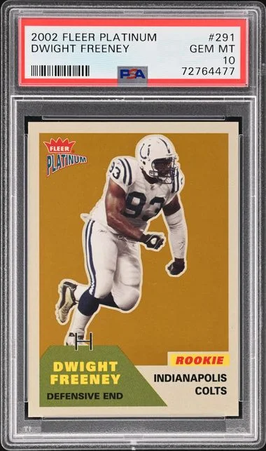 2002 Fleer Platinum Dwight Freeney #291 card image