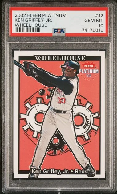 2002 Fleer Platinum Ken Griffey Jr. Wheelhouse #12 card image