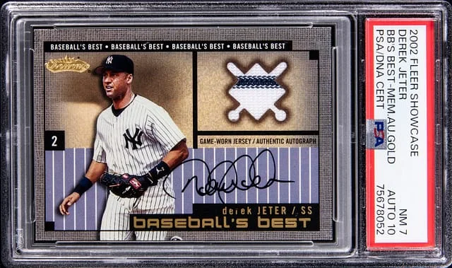 2002 Fleer Showcase Baseball's Best #no-number card image