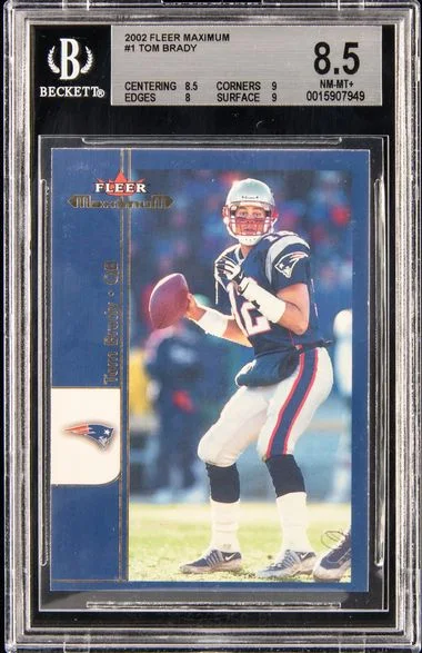 2002 Fleer Tom Brady Maximum #1 card image