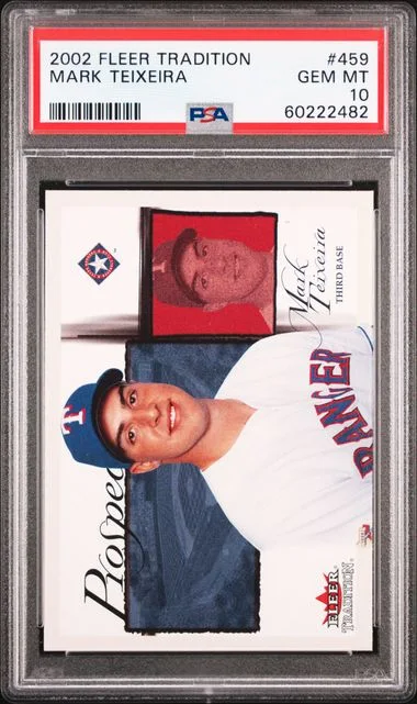 2002 Fleer Tradition Mark Teixeira #459 card image