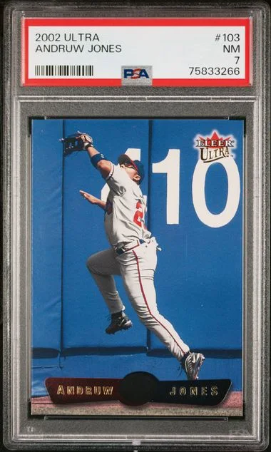 2002 Fleer Ultra Andruw Jones #103 card image