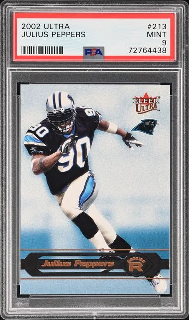 2002 Fleer Ultra Julius Peppers #213 card image