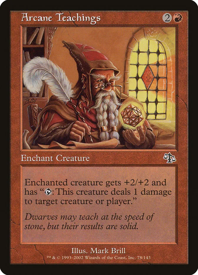 2002 Judgment Arcane Teachings common #78 unlisted card image