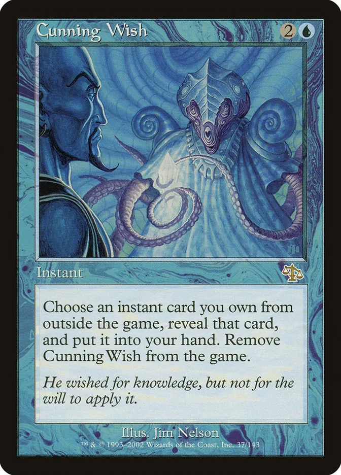 2002 Judgment Cunning Wish rare #37 unlisted card image