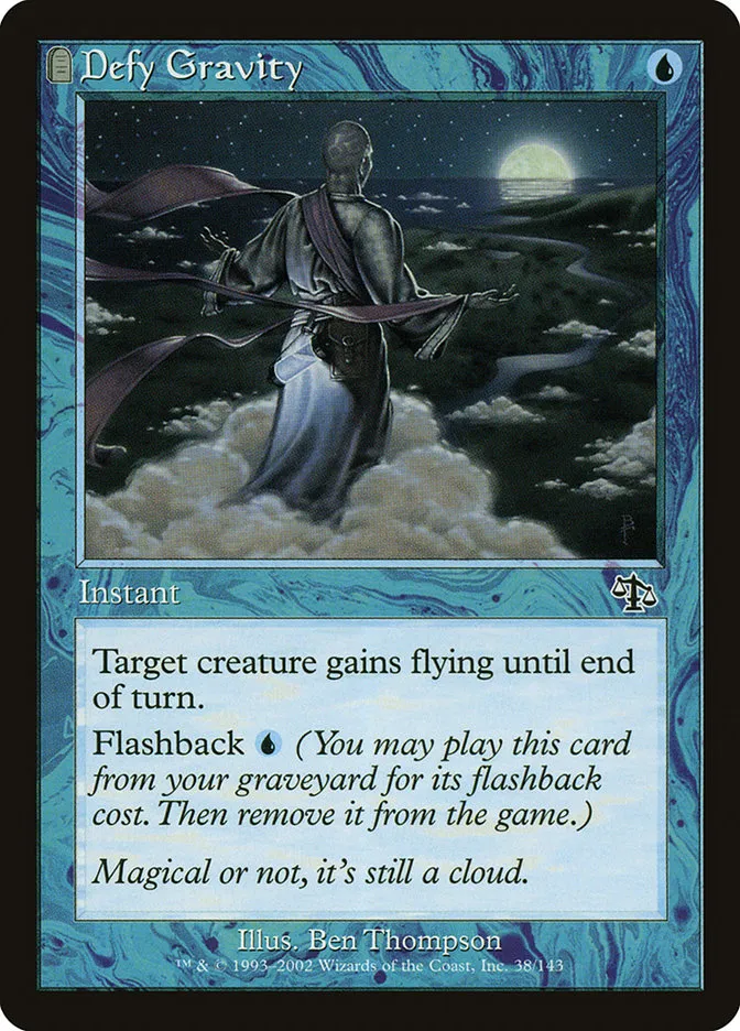 2002 Judgment Defy Gravity common #38 unlisted card image