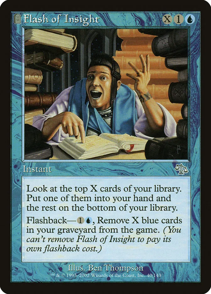 2002 Judgment Flash of Insight uncommon #40 unlisted card image